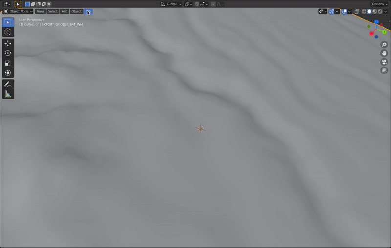 Importazione Edifici Blender GIS