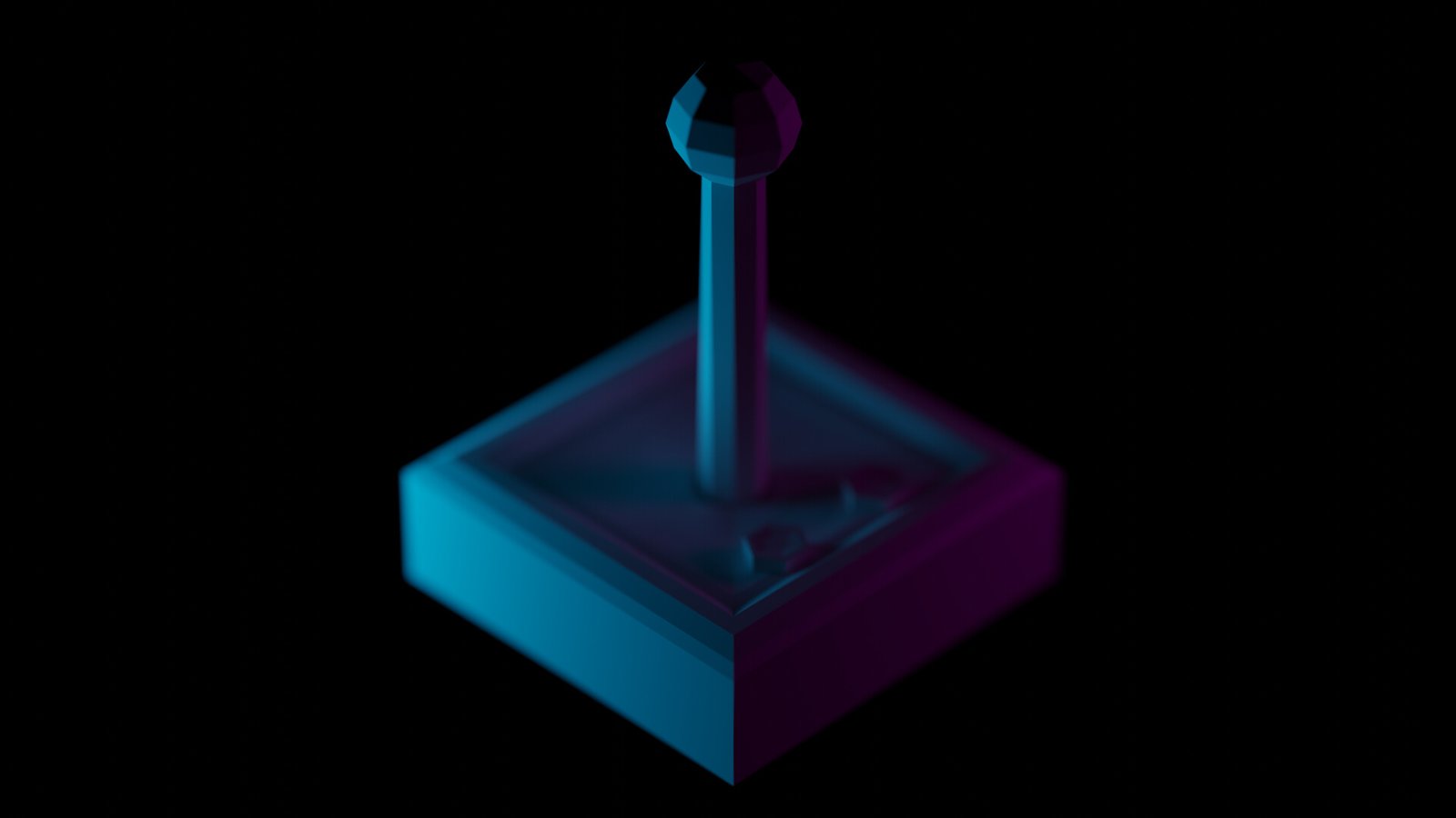 Blender Game Engine Splash - JoyPad Low Poly